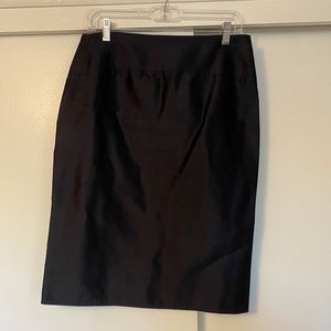 Gianfranco Ferre silk black skirt